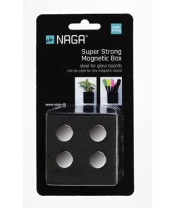 Opbergbox Naga zwart 6x6x6cm  magnetisch super sterk