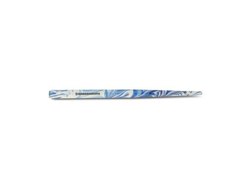 Penhouder Standardgraph gemarmerd blauw/ wit
