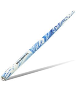 Penhouder Standardgraph gemarmerd blauw/ wit