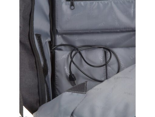 Rugzak Lightpack Lockpak grijs45x31x15cm