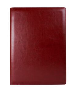 Schrijfmap Multo Hannibal A4 bordeaux kunstleder met        schrijfblok
