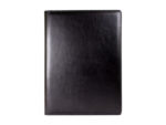 Schrijfmap Multo Hannibal A4 zwart kunstleder met           schrijfblok