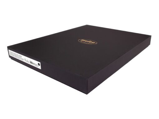 Schrijfmap Multo Hannibal A4 zwart kunstleder met           schrijfblok