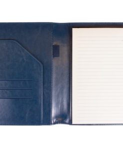 zachte afwerking. De verfijnde sierstiksels zorgen voor een verzorgde en professionele uitstraling. De map wordt geleverd inclusief schrijfblok