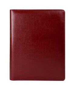 Schrijfmap Multo Hannibal A5 bordeaux kunstleder met        schrijfblok