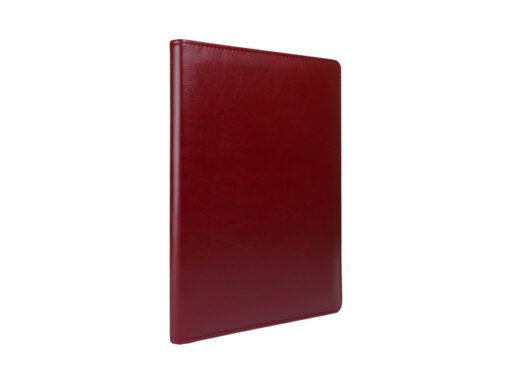 Schrijfmap Multo Hannibal A5 bordeaux kunstleder met        schrijfblok