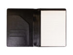 Schrijfmap Multo Hannibal A5 zwart kunstleder met           schrijfblok