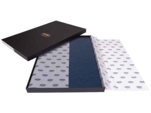 Showalbum Multo Hannibal A4 10 tassen blauw kunstleder