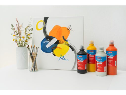 Verf Aristo Ready Mix 600ml oranje