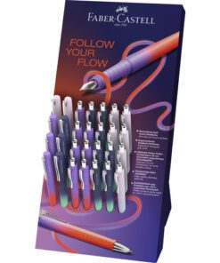Vulpen Balpen Faber-Castell Poly pen / Poly Ball Flow       Edition display 28 stuks