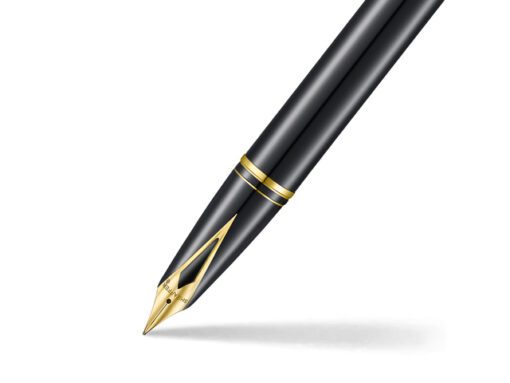 Vulpen Sheaffer Legacy 9065 Bi-Color black 14k gold plated trims, fine