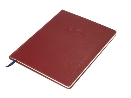 Weekagenda Multo Essential 210x260mm 2027 7 dagen/2         pagina's bordeaux