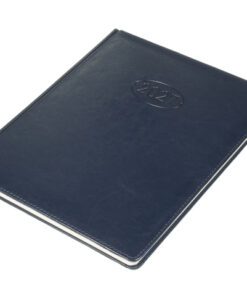 Weekagenda Multo Hannibal 210x260mm 2027 7 dagen/2 pagina's blauw kunstleder