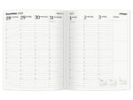 Weekagenda Multo Hannibal 210x260mm 2027 7 dagen/2 pagina's blauw kunstleder