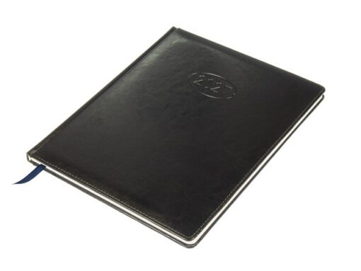 Weekagenda Multo Hannibal 210x260mm 2027 7 dagen/2 pagina's zwart  kunstleder