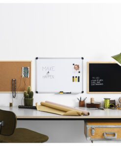 Whiteboard Naga 60x90cm       magnetisch alu. frame wit