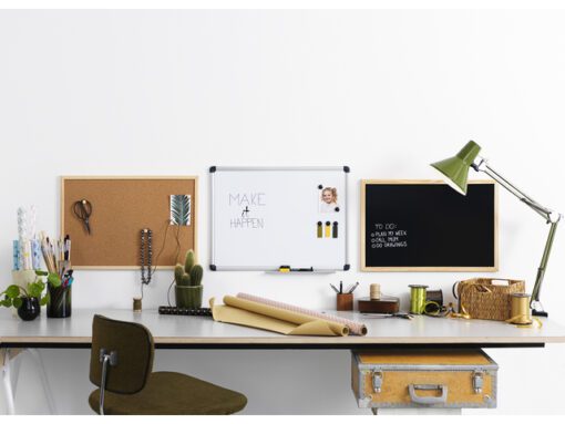 Whiteboard Naga 60x90cm       magnetisch alu. frame wit