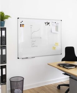 Whiteboard Naga 90x120cm      magnetisch alu. frame wit