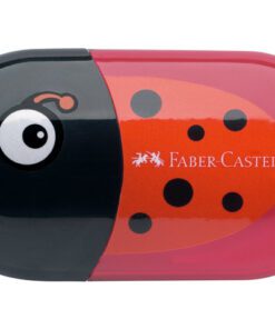puntenslijper en gum Faber-Castell lieveheersbeestje