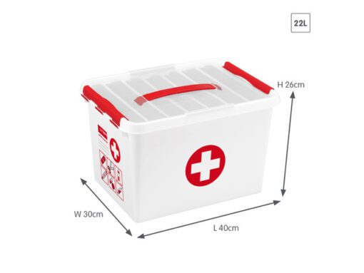 #*22L Eerste hulp-d40 x 30 x  26 cm