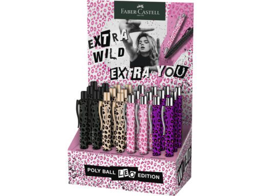 Balpen Faber-Castell Poly Ball Leo display 24 stuks
