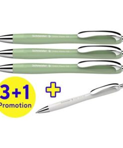 Balpen Schneider Rave XB Green assorti doos à 3+1 gratis