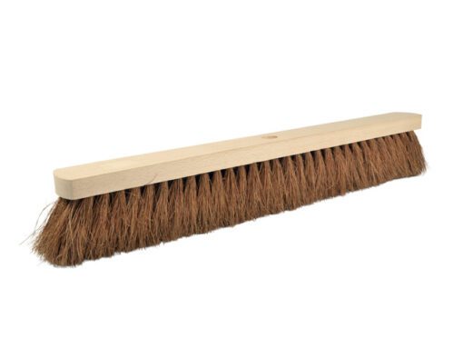 Bezem Aqualine kokosborstel 60cm ongelakt zonder steel
