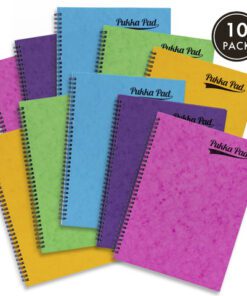 Collegeblok Pukka Pad Bright  A4 pak 10 stuks ass.