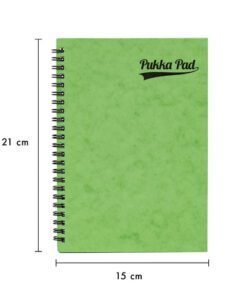 zodat elke pagina uitscheurt tot echt A5-formaat. Elke jotta omvat 200 pagina's van hoge kwaliteit 80 grams papier