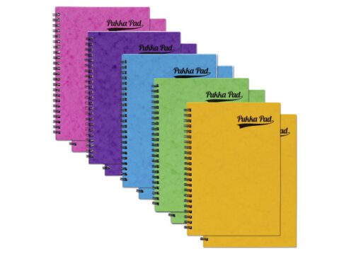 Collegeblok Pukka Pad Bright  A5 pak 10 stuks ass.
