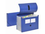 Documentenmap Foldersys A4 PP 12 vaks accordeonmap blauw