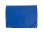 Documentenmap Foldersys A4 PP 12 vaks accordeonmap blauw