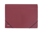 Documentenmap Foldersys A4 PP 12 vaks accordeonmap bordeaux