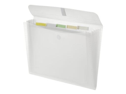 Documentenmap Foldersys A4 PP 5 vaks transp