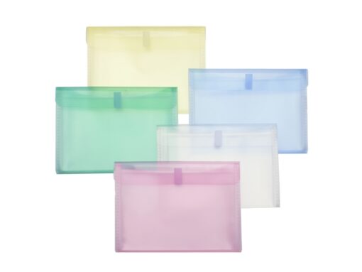 Documentenmap Foldersys A4 PP 5 vaks transp