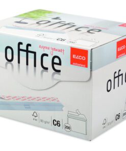 vensterloos ontwerp en een betrouwbare zelfklevende sluiting voor eenvoudig en veilig sluiten. Gemaakt van robuust 80 g/m² papier