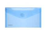 Enveloptas Foldersys 120x220mmPP transp blauw