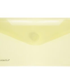 Enveloptas Foldersys 120x220mmPP transp geel