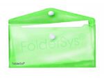 Enveloptas Foldersys 120x220mmPP transp groen