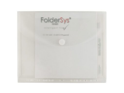 #*Enveloptas Foldersys A4 PP  Foldergreen transp 11gaats exp