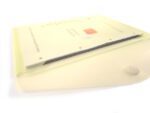 Enveloptas Foldersys A4 PP    dwars transp geel                                           A4 Velcro Envelop Geel