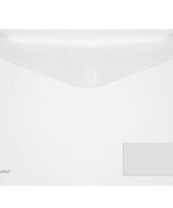 Enveloptas Foldersys A4 PP    dwars transp incl kaarthouder                               Velcro omslag A4+visitekaartje