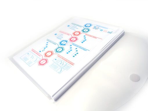 Enveloptas Foldersys A4 PP    transp 11-gaats + expansie