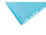 Enveloptas Foldersys A4 PP    transp blauw 11-gaats