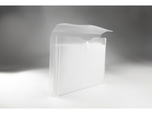 Enveloptas Foldersys A4 PP    transp  + expansievouw 50mm                                 Velcro omslag met balg 50mm249