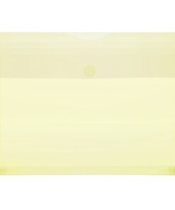 Enveloptas Foldersys A4 PP    transp geel met vouwranden