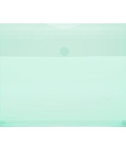 Enveloptas Foldersys A4 PP    transp groen met vouwranden