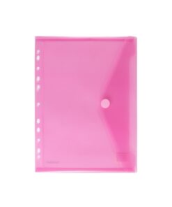 Enveloptas Foldersys A4 PP    transp rood 11-gaats