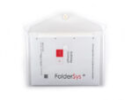 Enveloptas Foldersys A4 dwars PP transp ass. kleuren 10 st                                Assorti Omslagen A4 VelcroA4