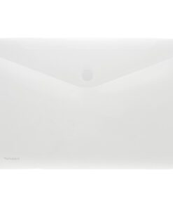 Enveloptas Foldersys A4 dwars PP transp generfd                                           A4 Velcro Envelop Transparant